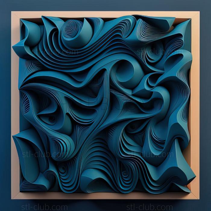 3D model Shades of Blue series (STL)